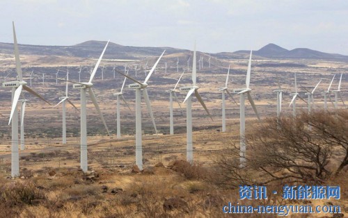 2018年非洲和中东地区的新增风电装机容量接近1GW