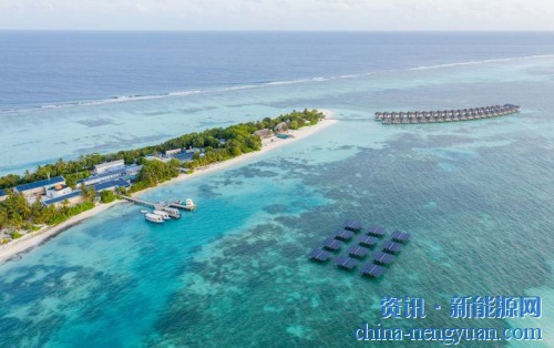 马尔代夫豪华度假村受益于漂浮在海上的光伏阵列