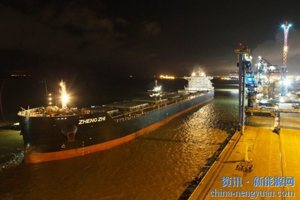 6万吨！德拉克斯最大的木颗粒货运船抵达英国