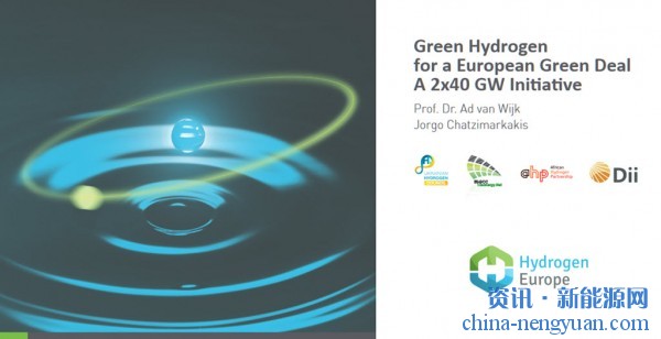史诗级宏伟蓝图！欧洲2x40GW绿色氢计划倡议书发布