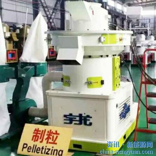 甘肃客户来访山东宇龙机械考察秸秆颗粒机