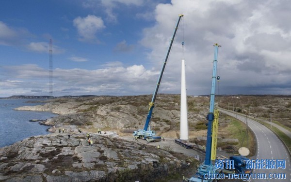 Modvion在瑞典建造了第一座木质的风力发电机塔筒