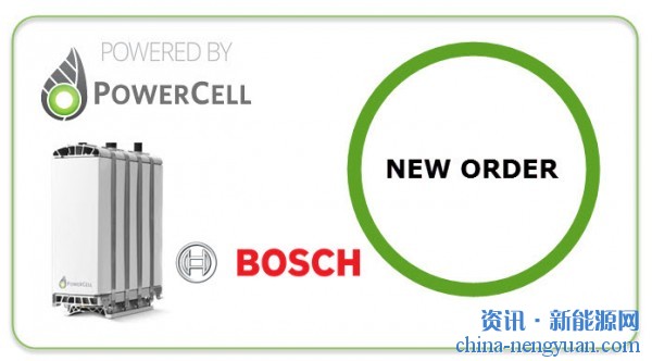 PowerCell收到来自博世的燃料电池订单