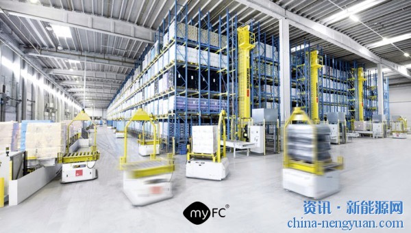 myFC微型燃料电池降低了仓储机器人的拥有成本