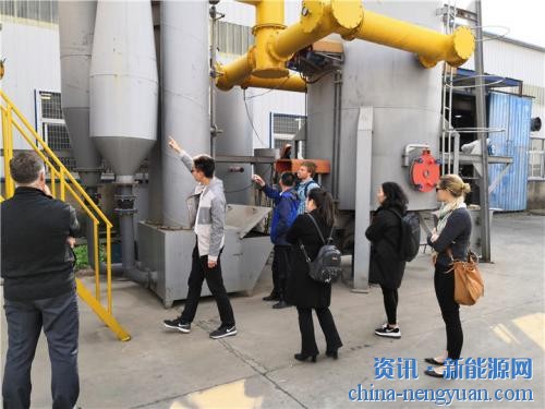 澳大利亚WELLING&CROSSLEY公司董事总经理来海琦考察垃圾热解气化发电技术