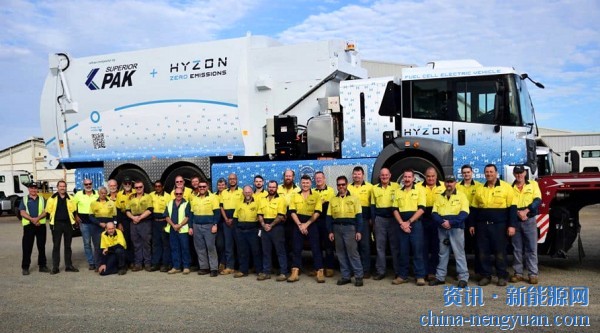 澳大利亚第一辆氢动力垃圾车在布里斯班展示