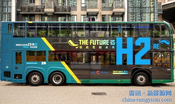 香港首辆氢动力公交正式上路