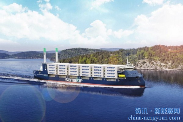世界上第一艘氢动力短程集装箱船开始建造