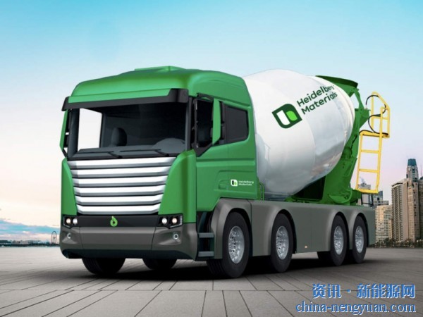 海德堡材料获得首辆HFC混凝土搅拌车