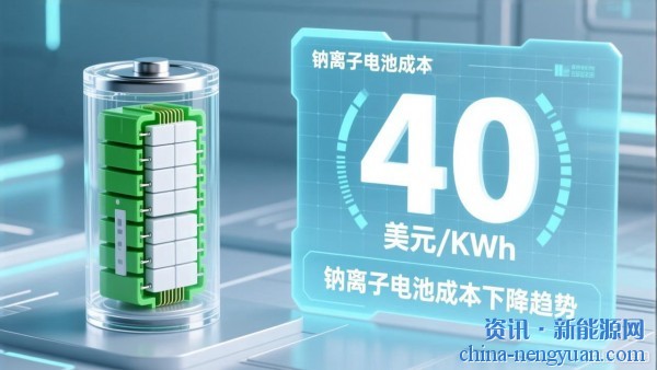 IRENA：钠离子电池的成本或降至40美元/KWh