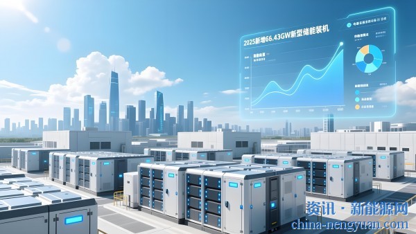独立储能成为主导！中国2025年新增66.43GW新型储能装机