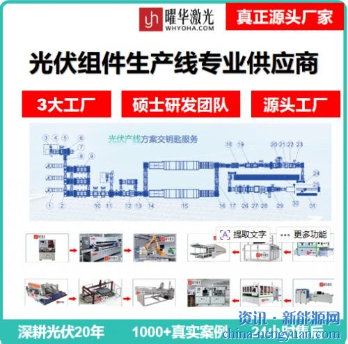 半自动产线核心设备有几样？5-100MW基础配置清单，曜华激光列明白