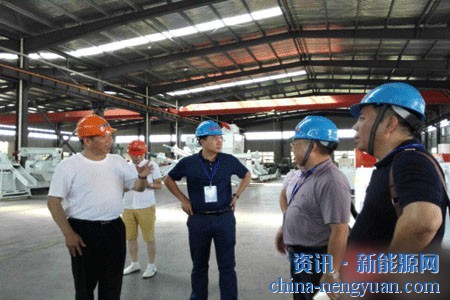 朱阳辉带队考察安徽生物能源企业